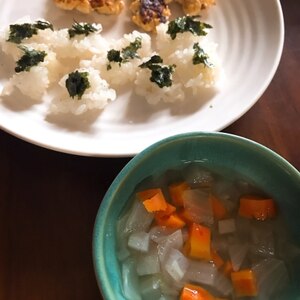 離乳食完了期☆手づかみしやすい焼きおにぎり